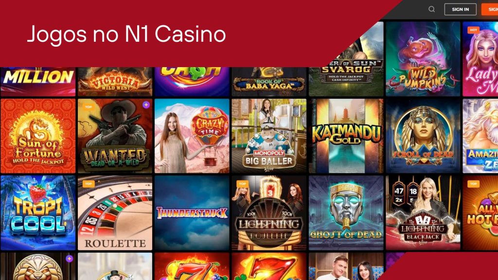 Jogos no N1 Casino 