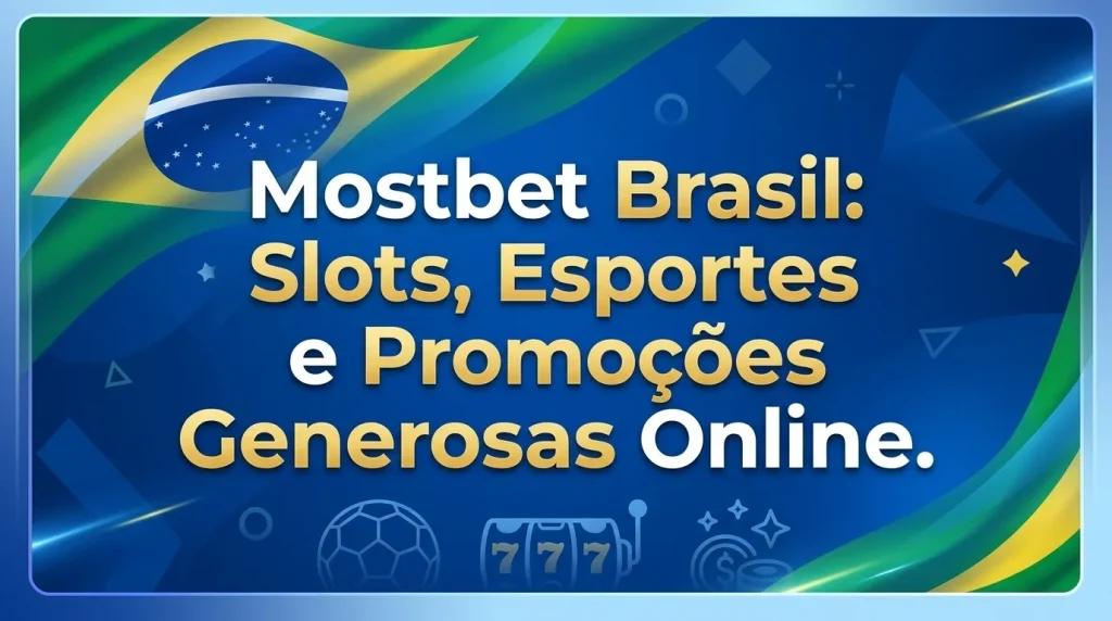 Mostbet Brasil Slots, Esportes e Promoções Generosas Online